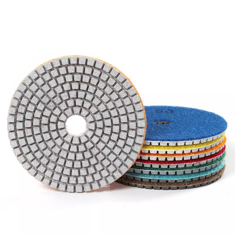 Đầu số đánh bóng đá  - Lá số, nỉ số đánh bóng đá Granite, Marble phi 100mm