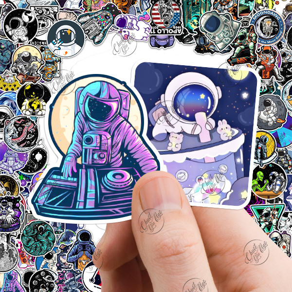 100 combo cosmos alien galaxy space waterproof decals sticker