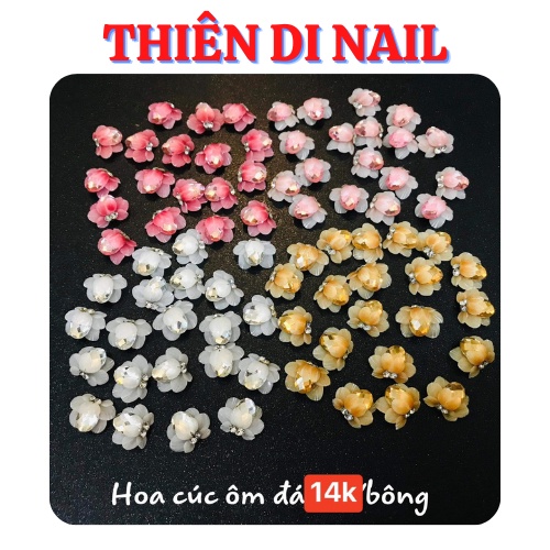 Hoa bột - Hoa cúc đá gắn trang trí móng tay MOON NAIL