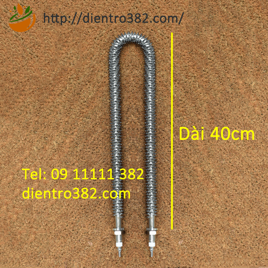 Điện trở sấy khô chữ U dài 40cm dùng để sấy nông sản