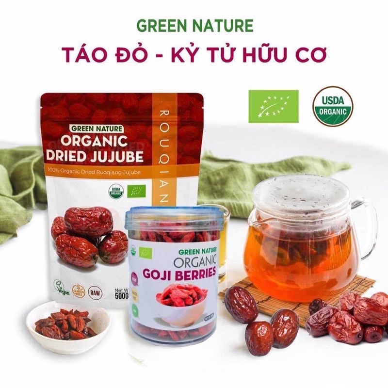 Kỷ tử hữu cơ Goji Berry Organic 200gr (Green Nature)