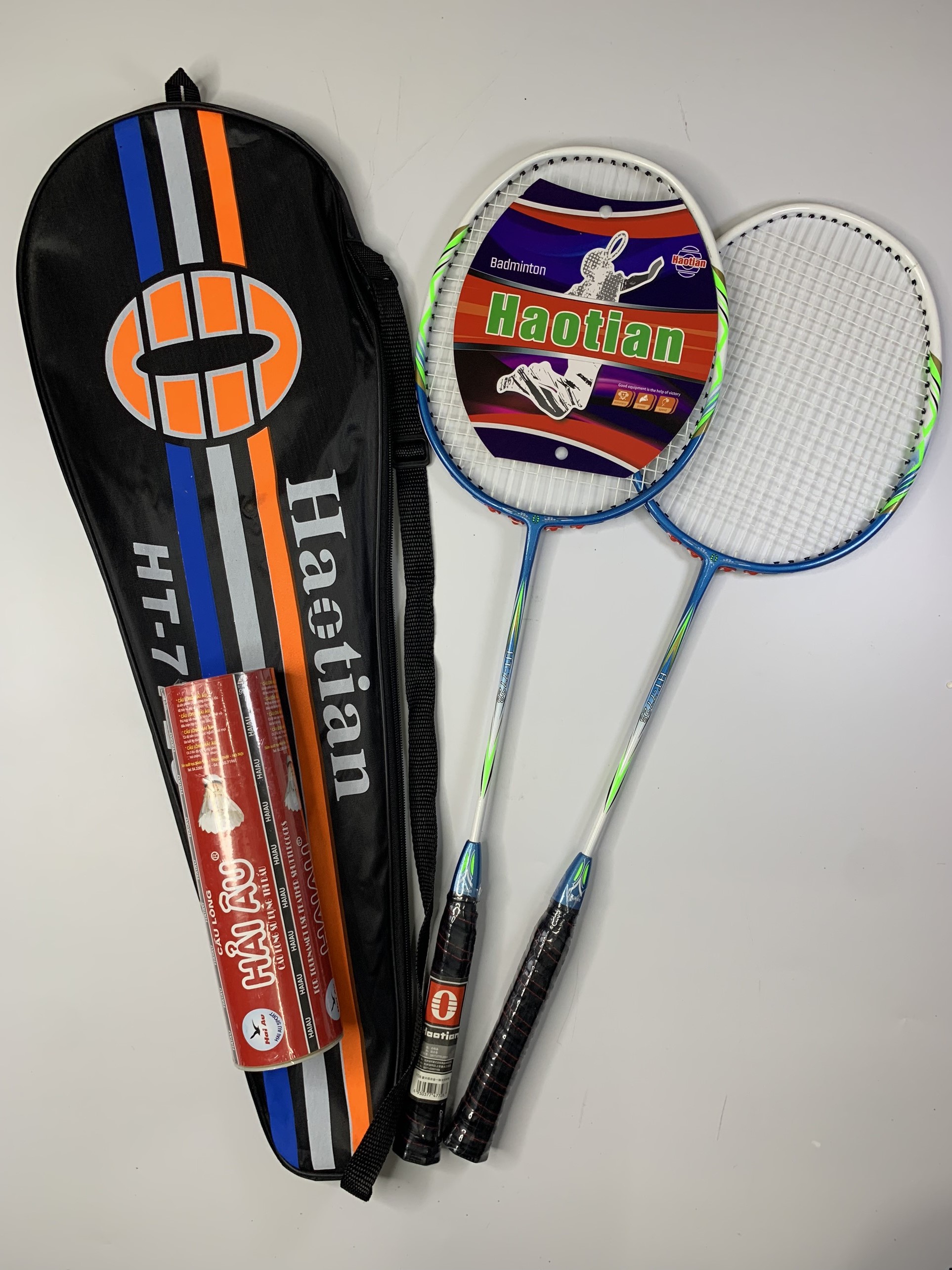 [CHÍNH HÃNG] Combo 2 cây vợt cầu lông haotian tặng ngay 10 quả cầu lông tập luyện CHÍNH HÃNG