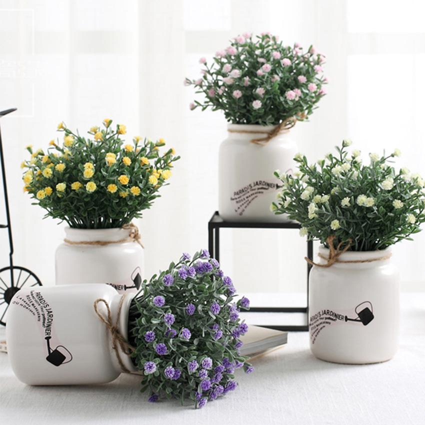 LỌ HOA GIẢ  HOA TRANG TRÍ ĐỂ BÀN  MẪU ĐẸP HÀNG NHẬP