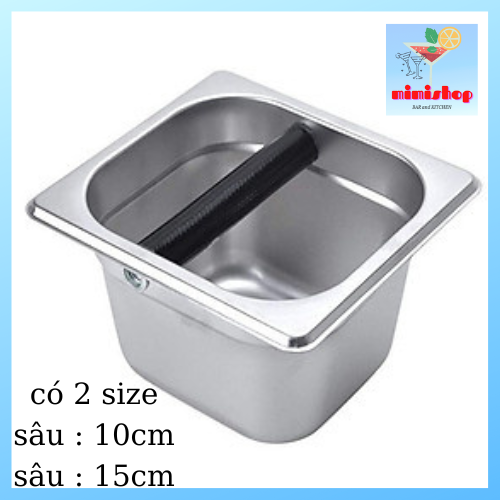 Khay Đập Bã Cà Phê - Hộp Đập Bã Cà Phê Pha Chế - Dụng Cụ Pha Chế