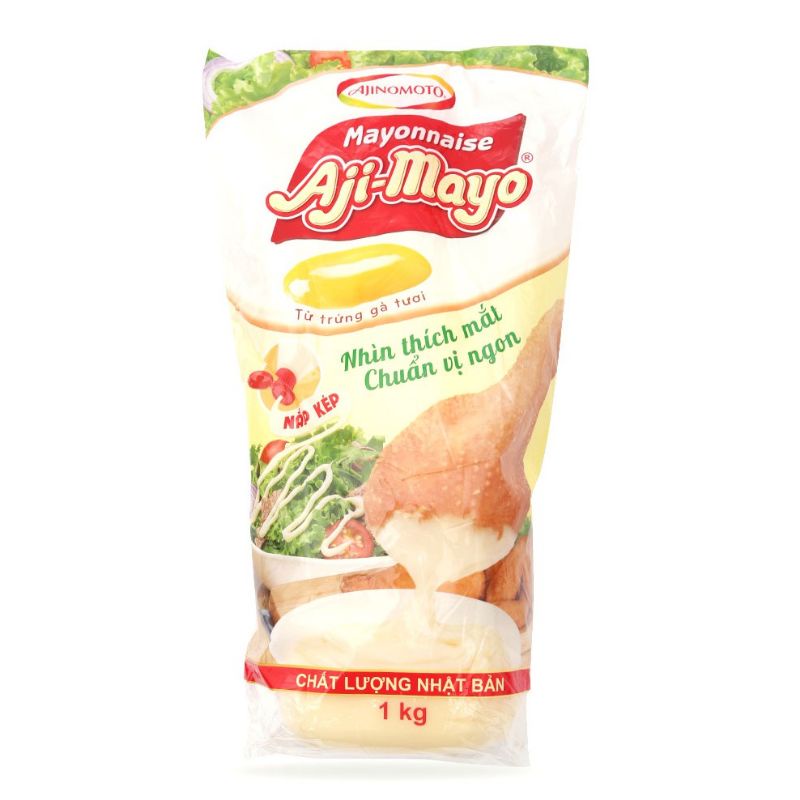 Sốt Mayonnaise AJI - MAYO 1KG TUÝP