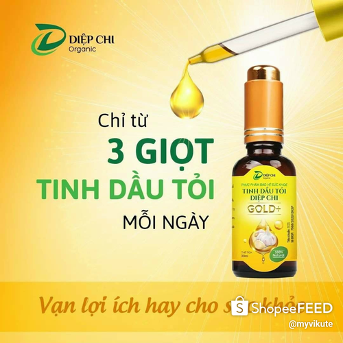 Tinh dầu tỏi diệp chi gold +