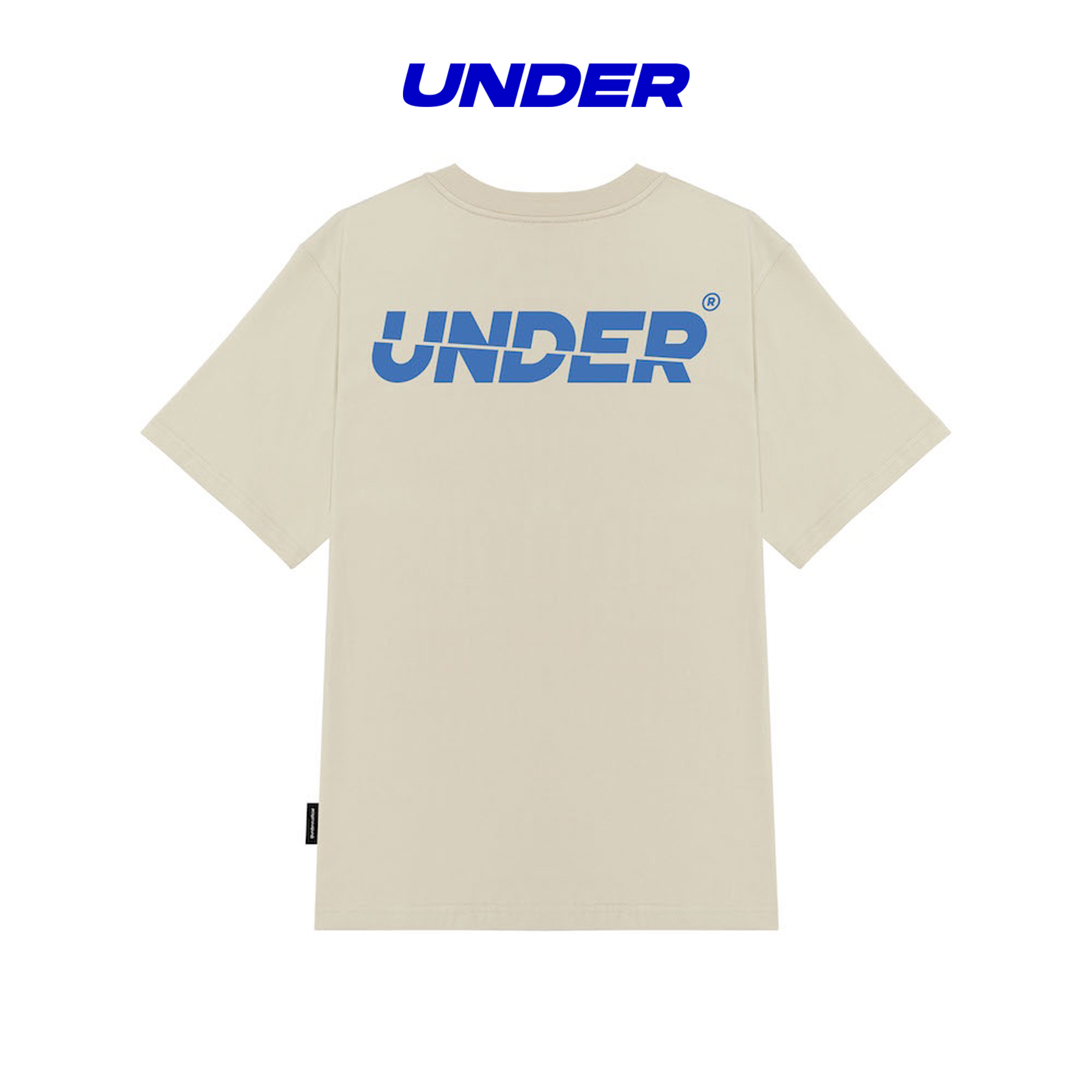 Áo thun UNDER Signature Logo Tee 2.0 (Cream) - UTS007D