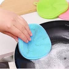 Miếng Rửa Chén Silicon Có Móc Treo