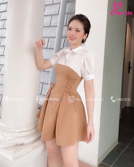 Đầm đang eo #bigsize 60=>90kg
