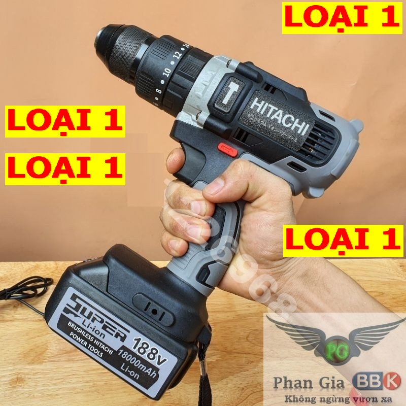 Thân máy khoan pin hitachi 188v