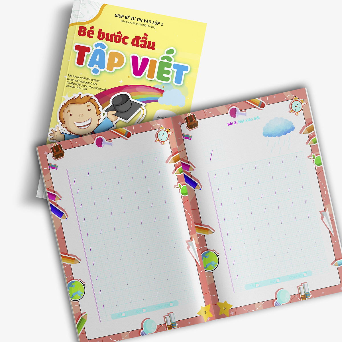 Combo 2 cuốn: Giúp bé Luyện đọc - Bé Bước đầu Tập viết (Giúp bé tự tin vào lớp 1)