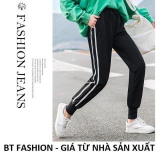 Quần Dài Nữ Thun Phom Rộng Jogger Thể Thao Thời Trang Hàn Quốc - BT Fashion (TT02E-2S SOLE) thumbnail