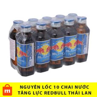 [HCM] COMBO Lốc 10 Chai Nước Tăng Lực Red Bull (Bò Cụng Bò Húc) Thái Lan thumbnail