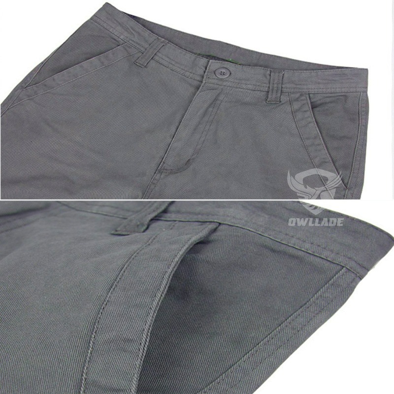 Owlade men's tactical cargo pants A1129 khaki loose cargo pants