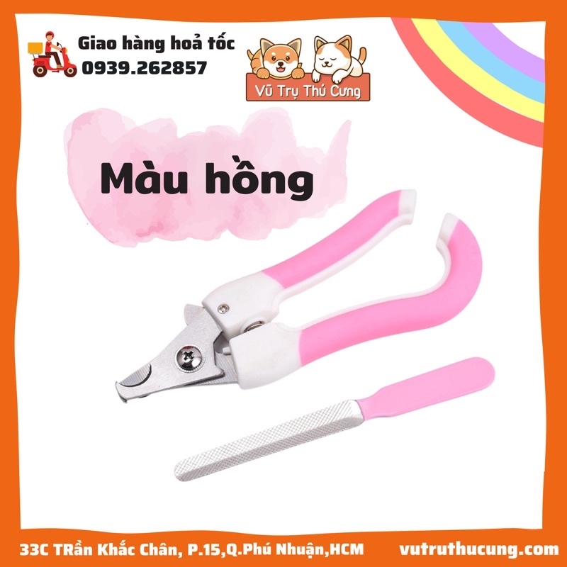 Kềm cắt móng cho thú cưng chó mèo kèm dũa