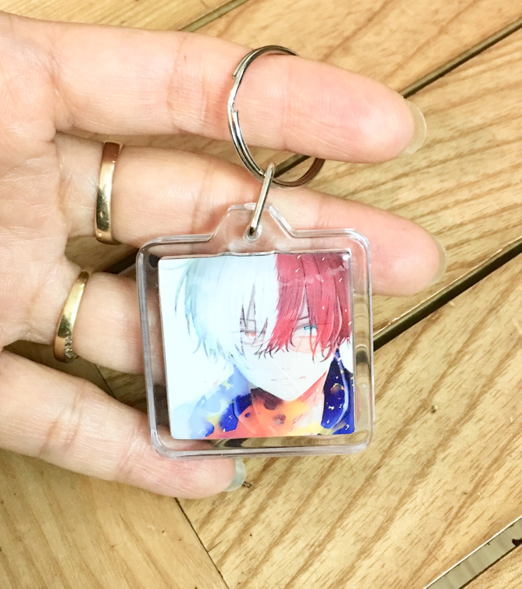 Móc khoá trong anime manga My Hero Academia-Todoroki Shouto