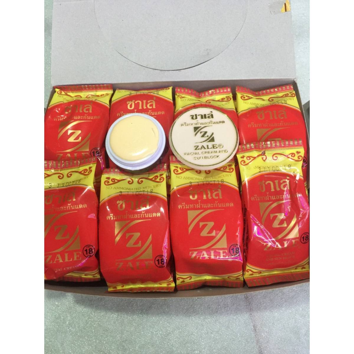 Lố 12 hộp kem zale thái