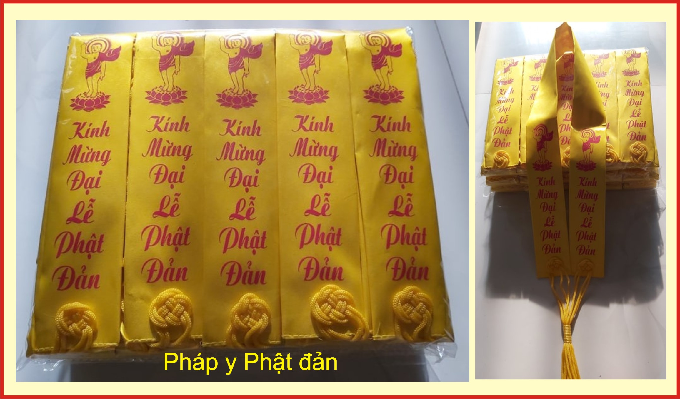 [HCM]Pháp y Phật đản - vải Phi vàng