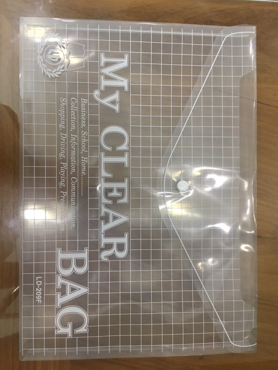 [HCM]Bìa nút F4 My Clear trắng (1 bìa)