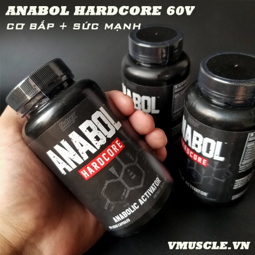 Nutrex Anabol Hardcore hỗ trợ tăng cơ bắp và sức mạnh [BẢN NHẬP KHẨU]