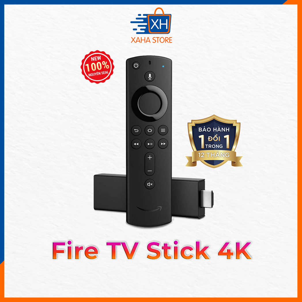 Thiết bị Streaming Fire TV Stick 4K kèm Alexa Voice Remote Fire TV Stick