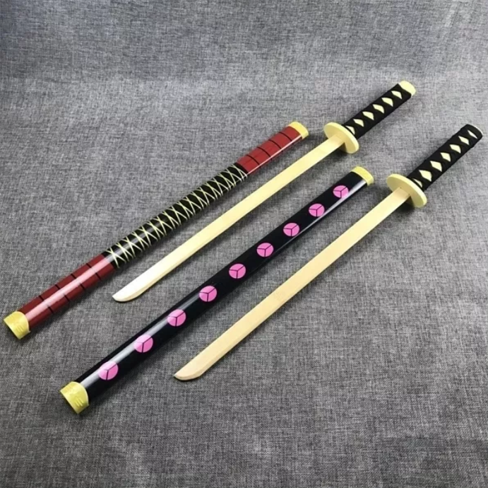 Mô Hình Kiếm Gỗ Zoro  kiếm nhật katana Dài 75cm ( lưỡi bằng gỗ )