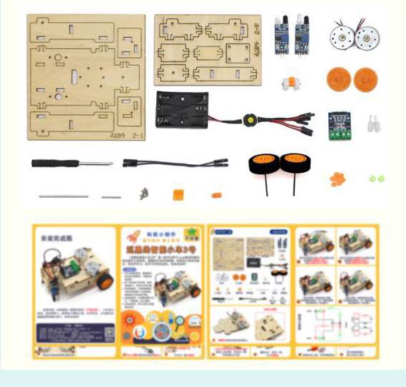 Xe Dò Line, Xe Dò Đường - Đồ Chơi Stem - Đồ Chơi Mô Hình - Đồ Chơi Lắp Ráp