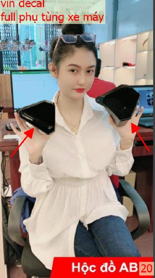 Hộc Đựng Đồ AirBlade 2020 Full Đen AirBlade 2020 giá trên 1 cái