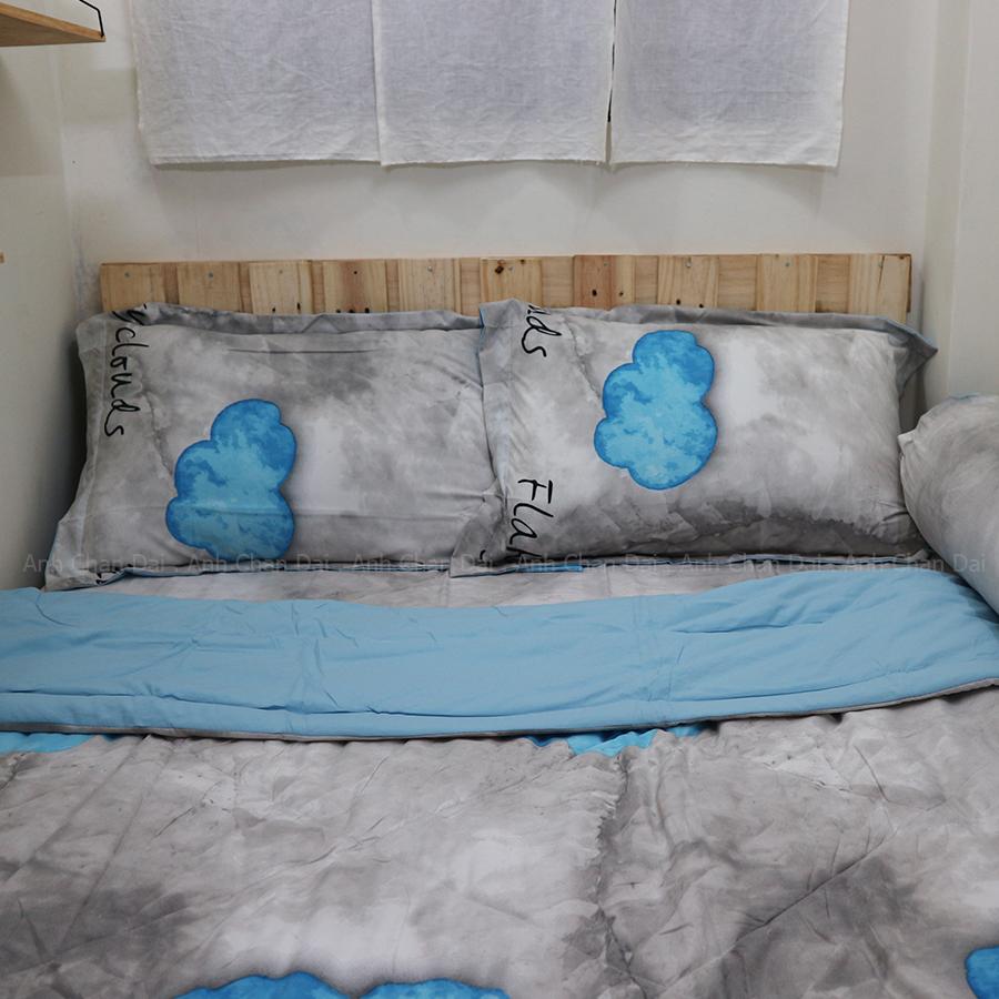 Bộ Ga Gối Cotton Đũi Hàn Quốc - ACD 011