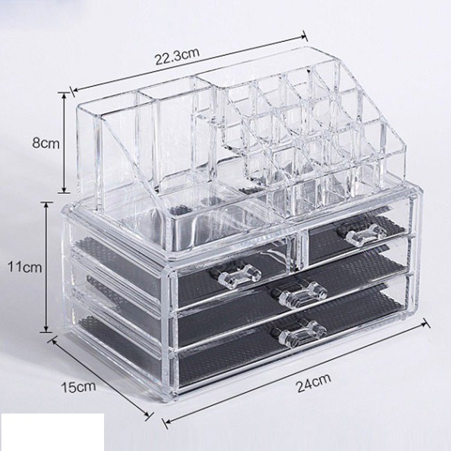 Kệ đựng mỹ phẩm trong suốt MICA
