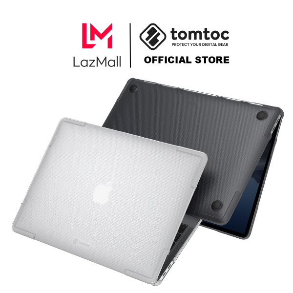 ỐP CAO CẤP TOMTOC HARDSHELL SLIM FOR MACBOOK AIR 2018-2020 / AIR M1 13 2021 - B03
