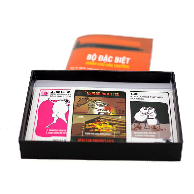 Combo Exploding Kitten - 02 Bộ Mèo Nổ Màu Đỏ Và Đen Cơ Bản - TOYSTORE