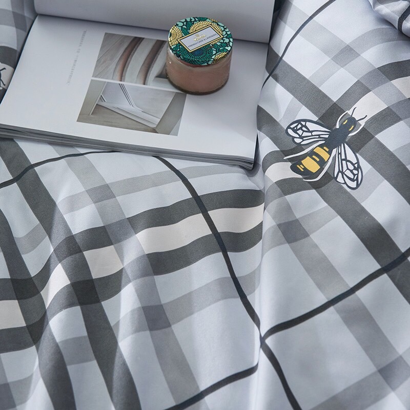 Trọn Bộ 4 Món Cotton Poly Nhập Mẫu ONG KẺ SỌC
