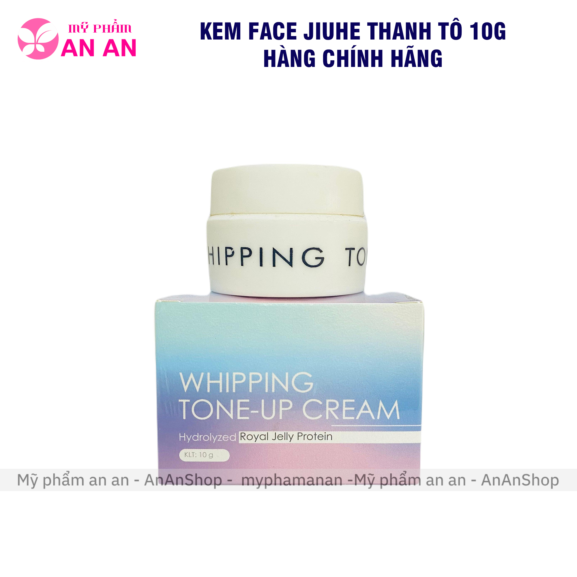 Kem Face Jiuhe Thanh Tô 10gr, Mẫu mới 2024 Chính hãng, mờ thâm nám trắng da mặt hiệu quả