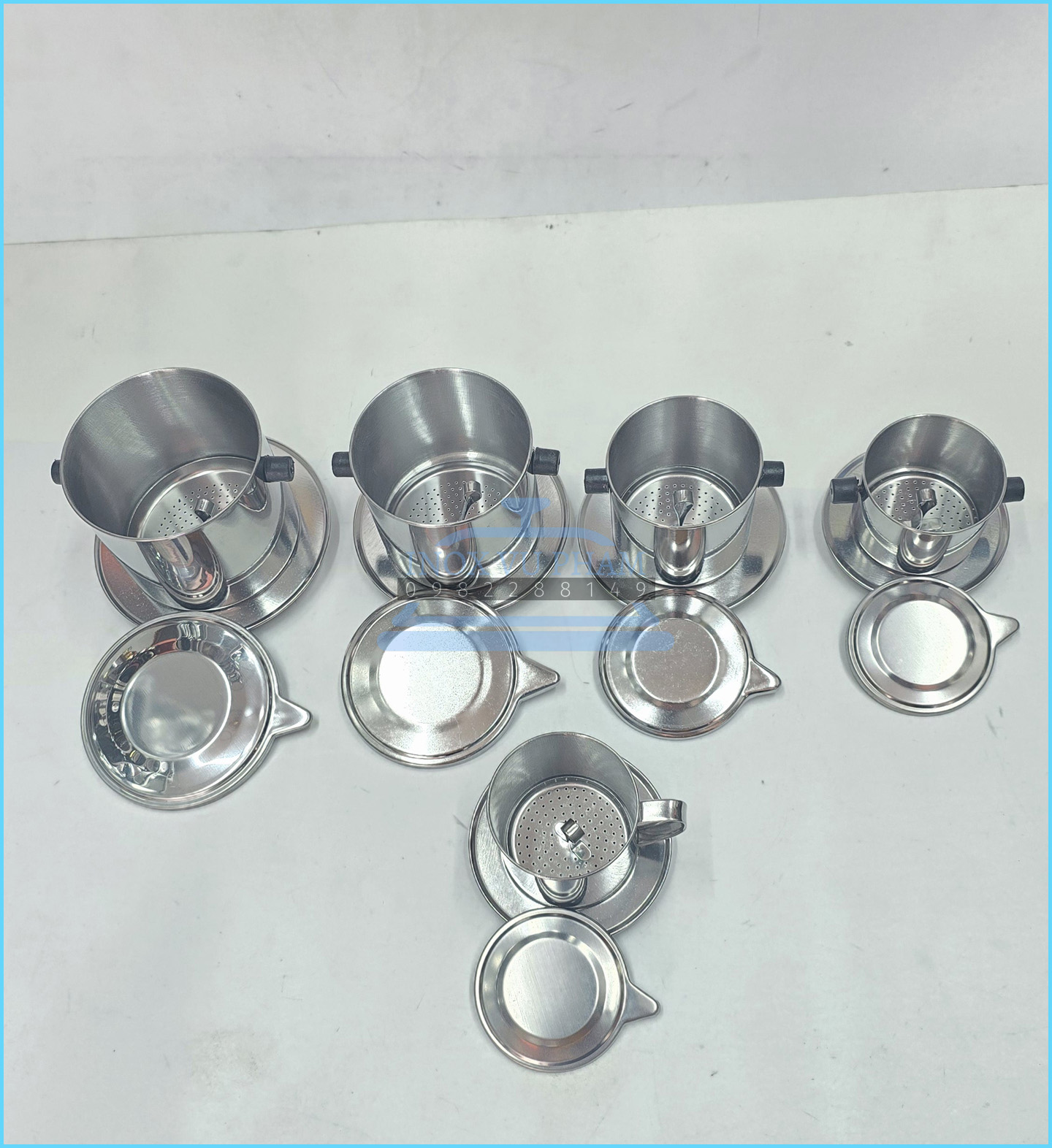 Phin inox pha cafe đủ size
