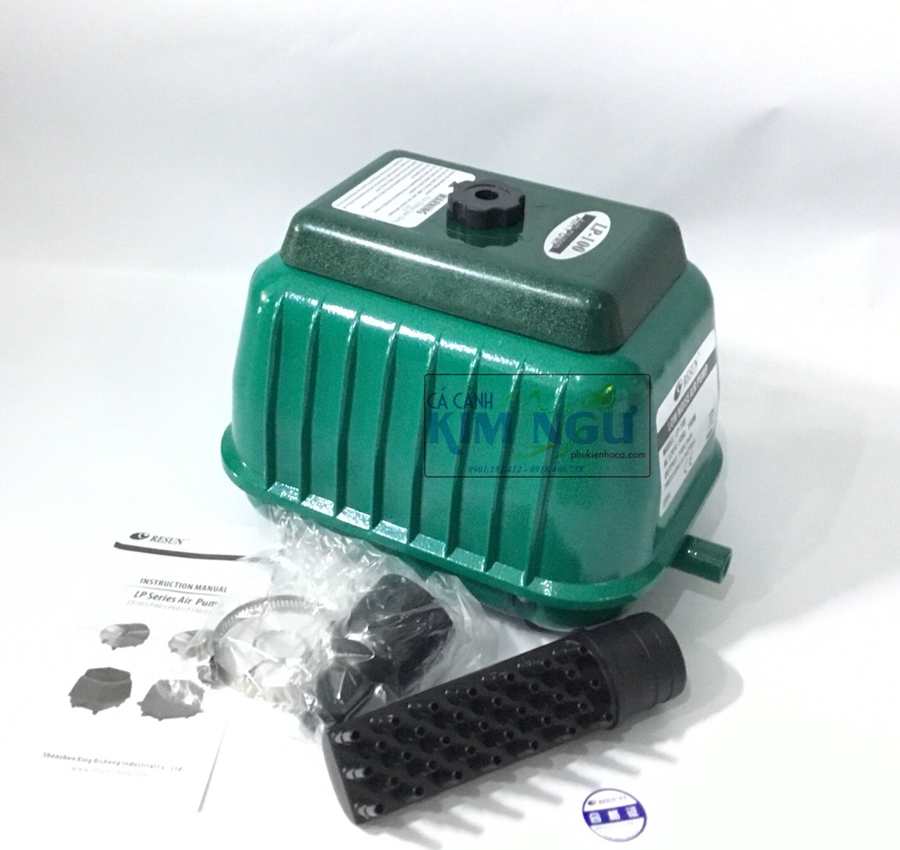 Máy Sủi Khí Oxy Hồ Cá RESUN LP 100 (100W-140L/Min) LP100