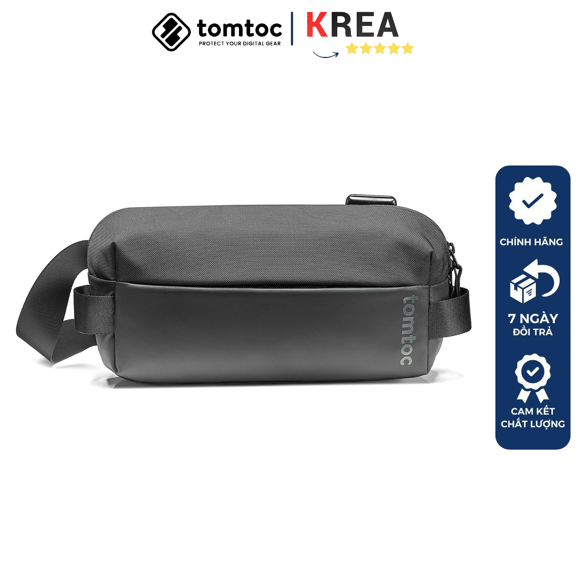 Túi đeo chéo tomtoc (usa) lightweight codura sling bag