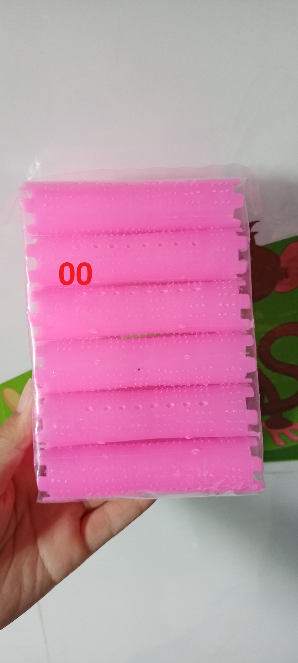 12 trục uốn lạnh có 7 kích cỡ trục lớn nhỏ khác nhau - phụ liệu tóc