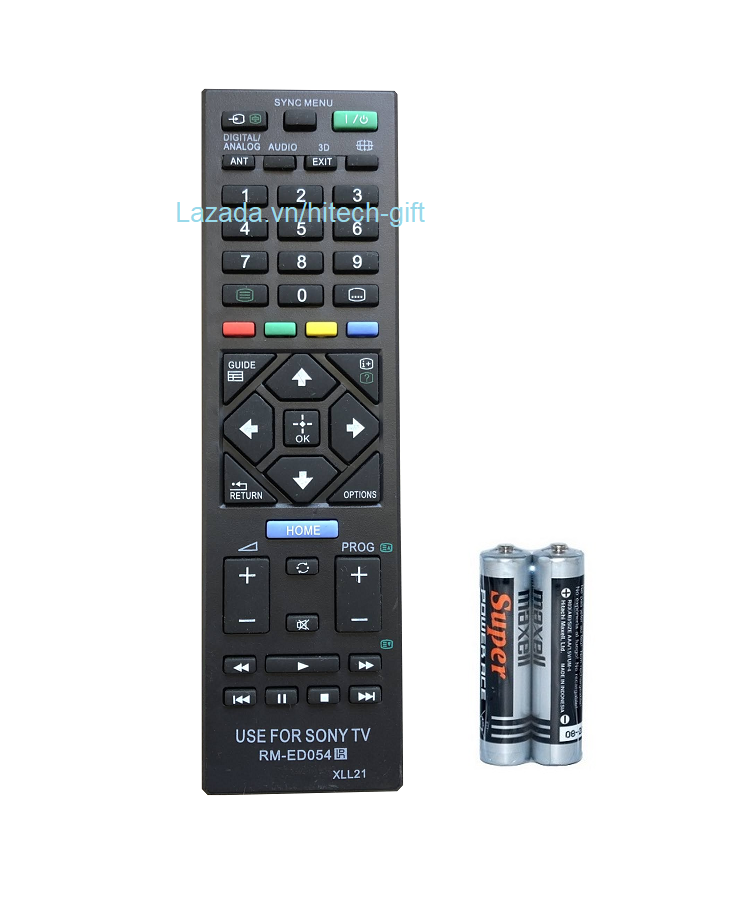 Remote điều khiển tivi sony, tv lcd led rm-ed054 kèm pin