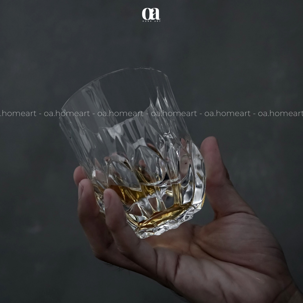 Bộ Bình Ly Pha Lê Ý Cao Cấp Finn Crystal