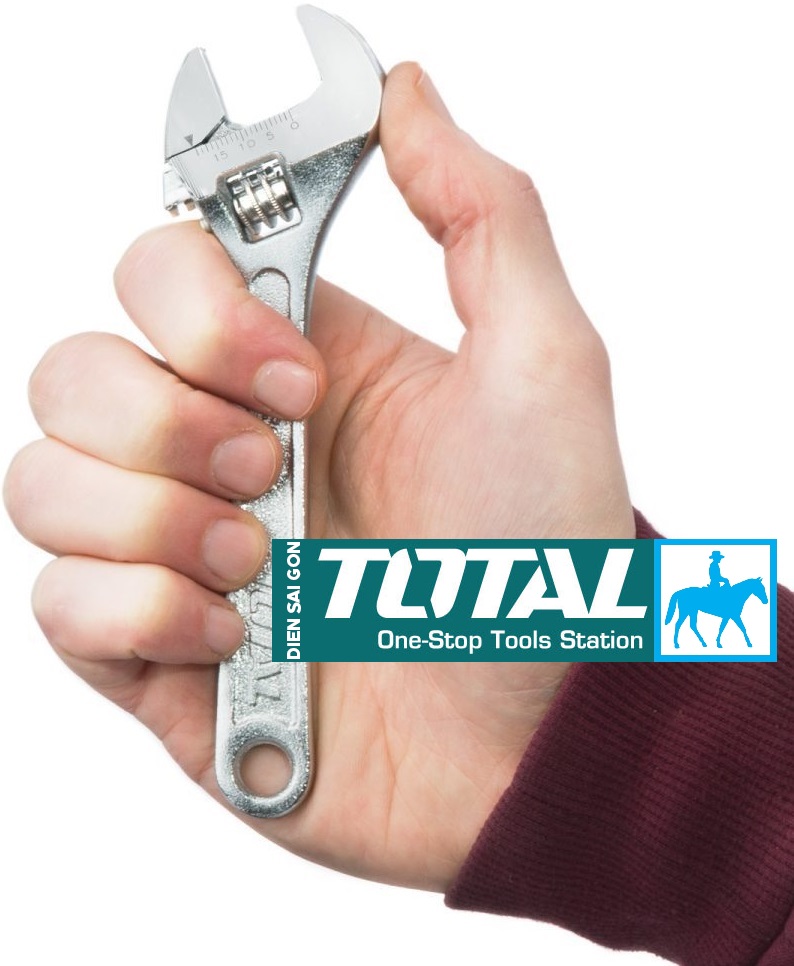 Mỏ lết 150mm 6inch Adjustable Wrench Total THT101063