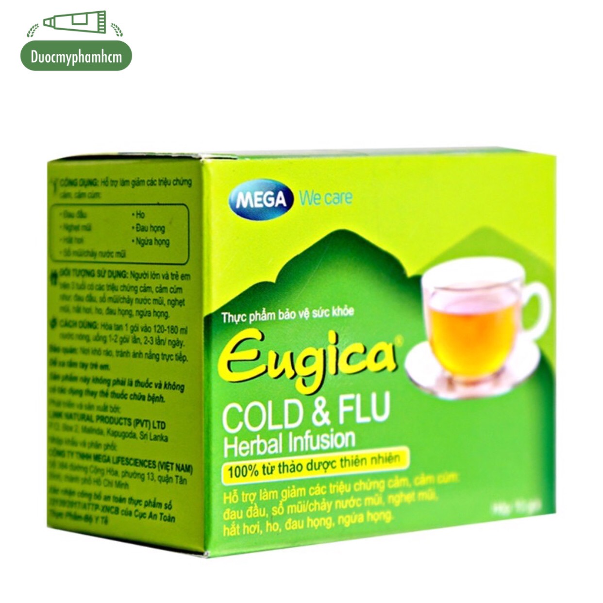 Trà Eugica Cold & Flu Herbal Infusion