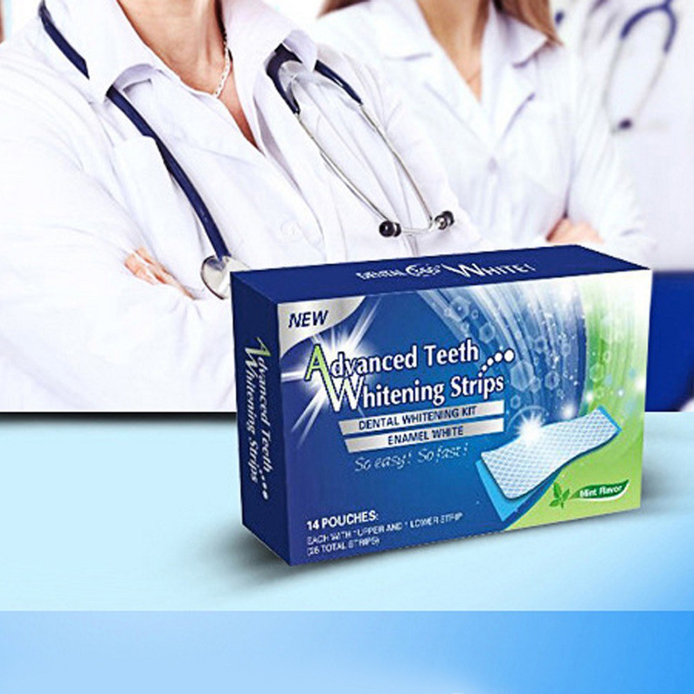 Miếng Dán Trắng Răng Whitening Strip Hiệu Quả An Toàn