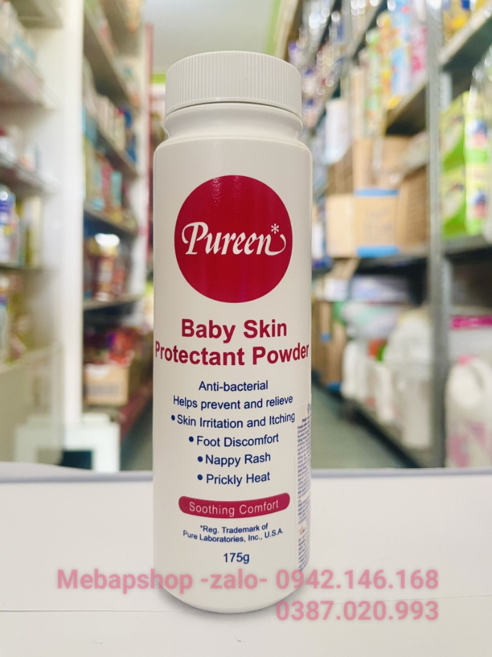 Phấn rôm / phấn thơm pureen 175g
