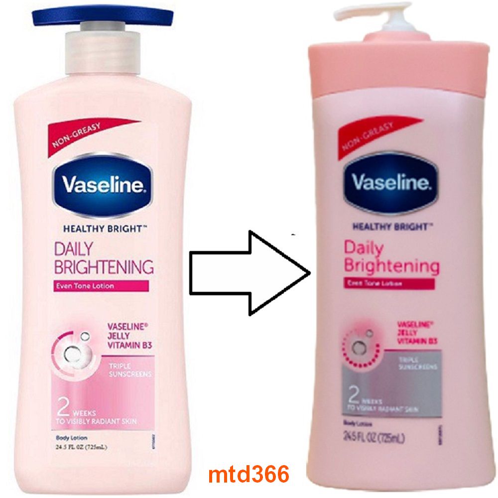 Sữa Dưỡng Thể 725ml Vaseline Làm Trắng, Sáng Và Mịn Da Healthy White Lightening