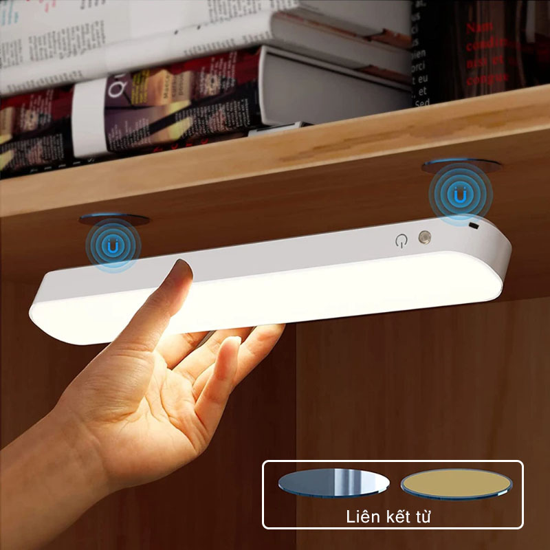Dèn Treo LED từ tính, đèn Bàn USB, đèn USB sạc cảm ứng cảm ứng đèn tường, đèn tủ âm tường vô cấp, đèn tủ âm tường tủ quần áo