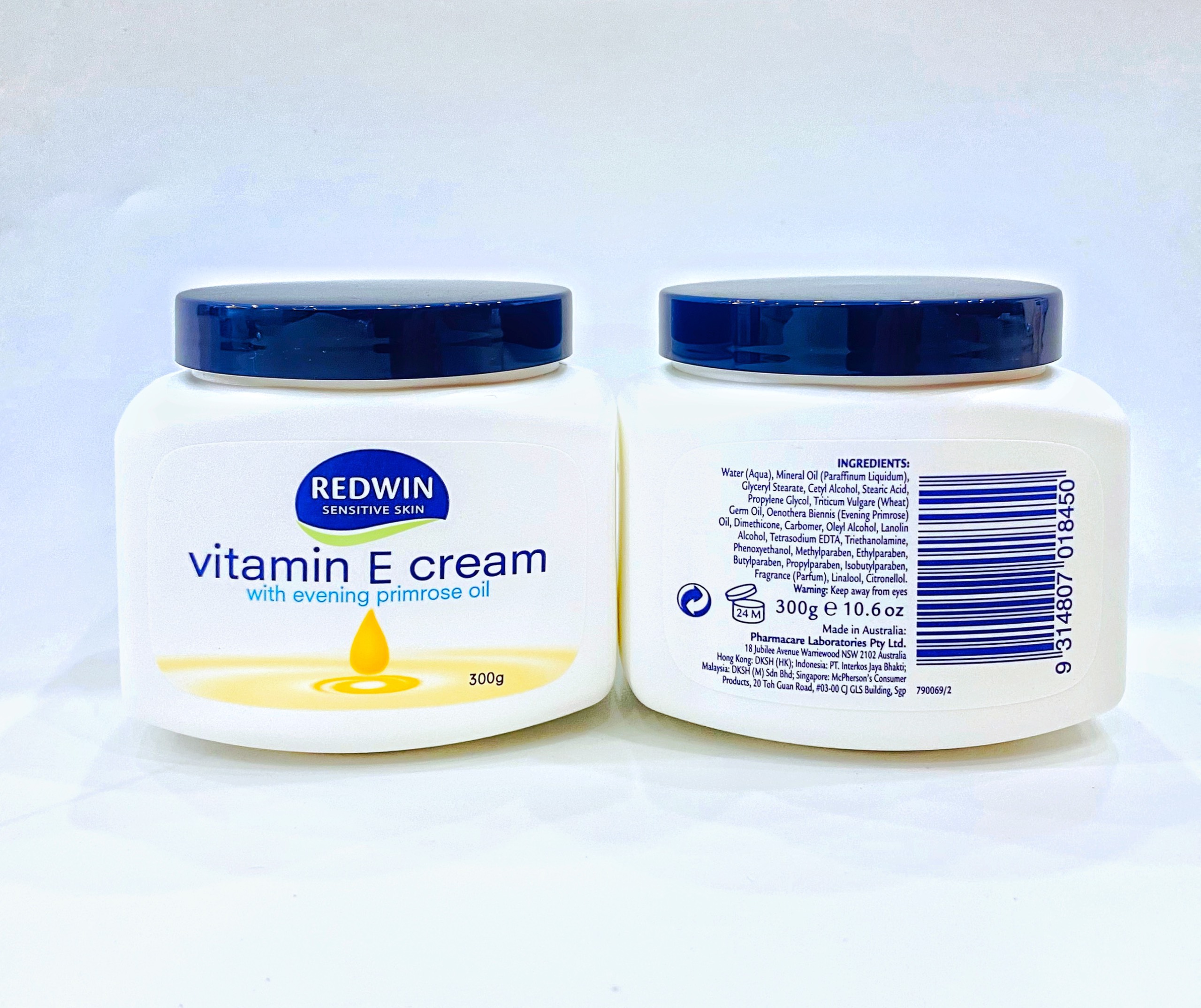 Kem Dưỡng Da Mềm Mịn REDWIN Vitamin E Cream 300g (Hàng Air Úc)