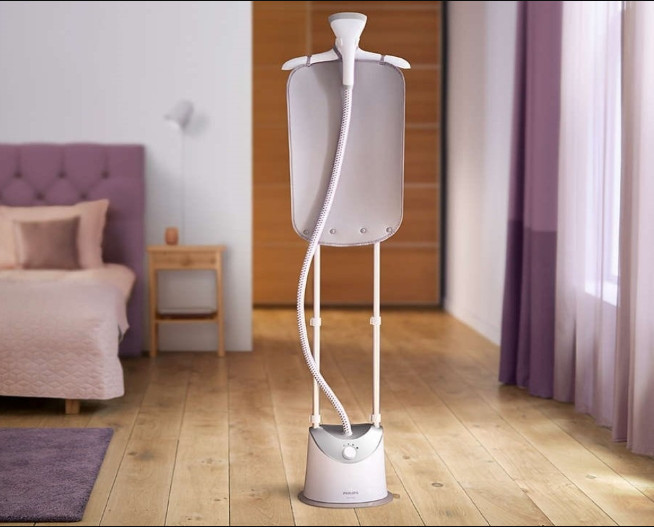 [BH chính hãng 2 NĂM] Bàn ủi hơi nước đứng Philips GC487/89 - 1800W, 3 chế độ phun hơi, Ủi được mọi loại vải