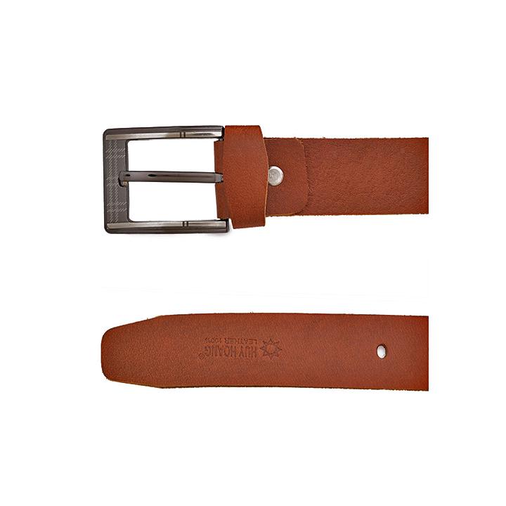 Thắt lưng nam da bò  cỡ lớn màu da HK4101