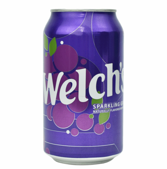 Nước Ngọt Welch's Vị Nho Nguyên Chất (Lon 335ml)